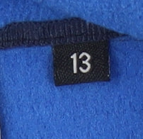 Peter Storm Boys Blue Fleece Jacket, Size 13, Full Zip