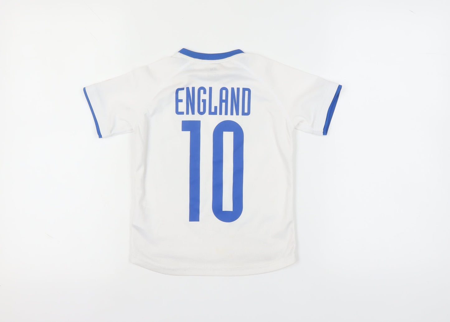 H&M Boys White Football Jersey, 4-5 Years, Short Sleeve
