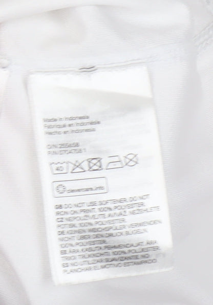 H&M Boys White Football Jersey, 4-5 Years, Short Sleeve