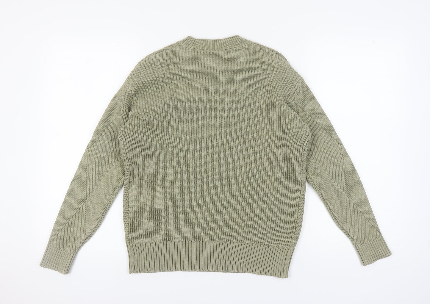 Marks and Spencer Men's Green S Pullover Jumper