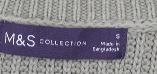 Marks and Spencer Men's Green S Pullover Jumper