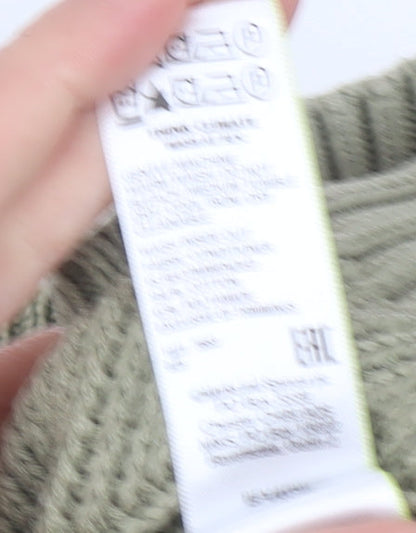 Marks and Spencer Men's Green S Pullover Jumper