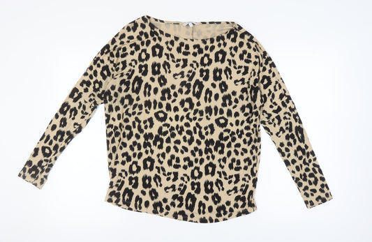 Womens UK Size 14 NEXT Beige Basic Blouse