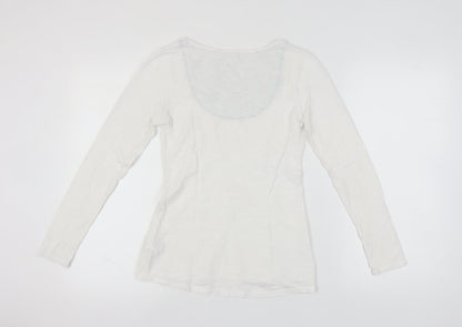 Womens UK Size 8 White Stuff White  T-Shirt