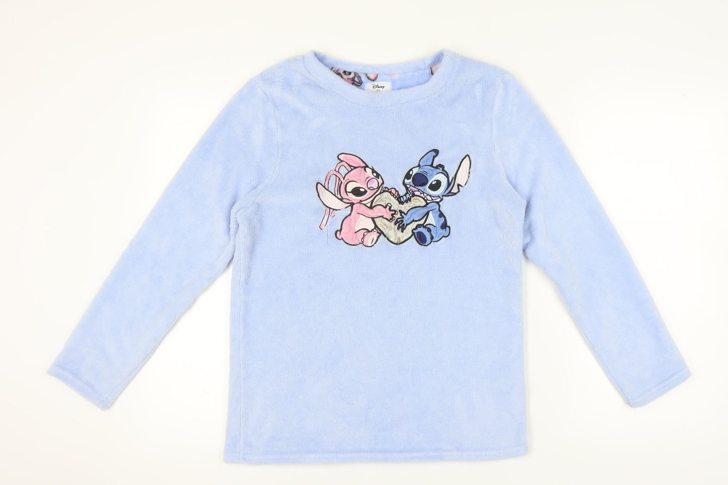 Disney Women’s Blue Stitch Pyjama Top, Size 10-12