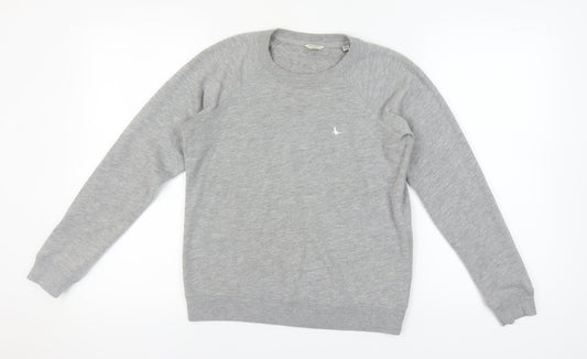 Womens UK Size 10 Jack Wills Grey Pullover Sweatshirt