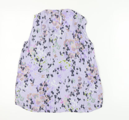 Eterna Women's Multicoloured Floral Blouse - Size 10