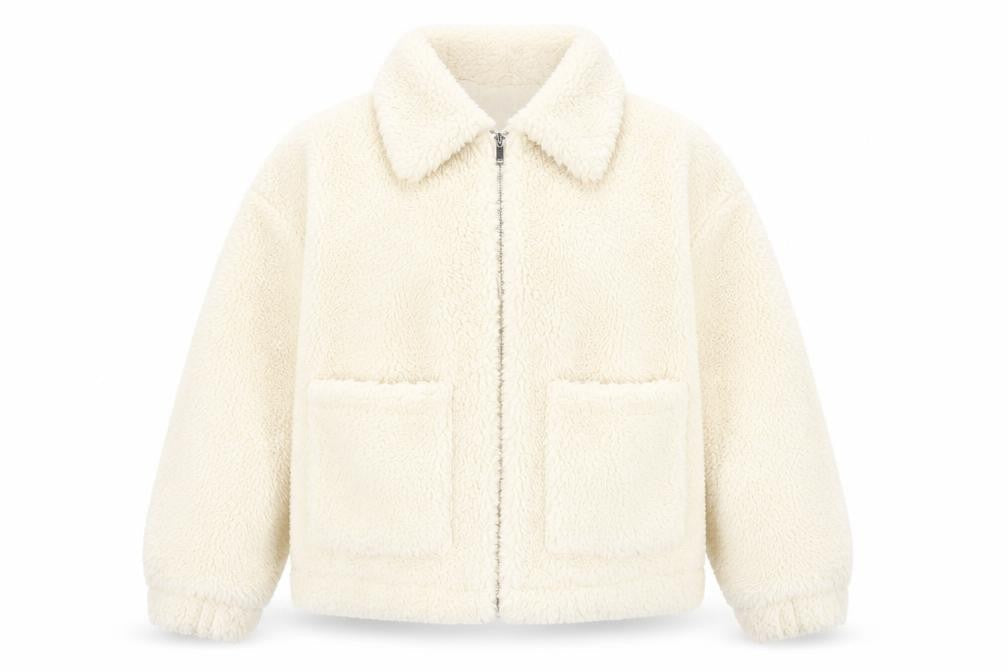 Womens UK Size 10 New Look White Puffer Jacket