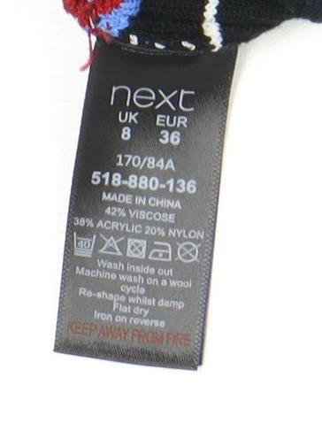 Next Women's Multicoloured Striped Dress - Size 8