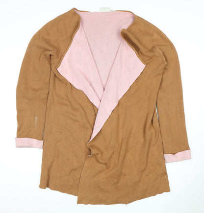 Kaffe Women's Brown Cardigan Jumper Size L