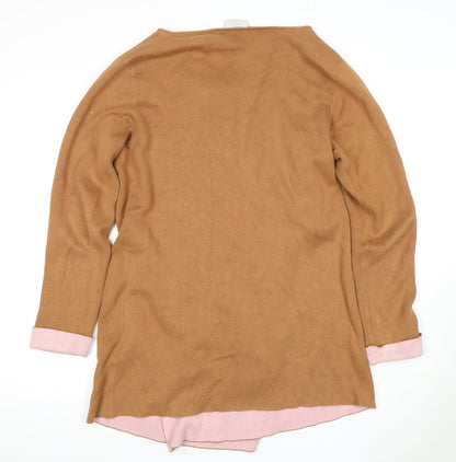 Kaffe Women's Brown Cardigan Jumper Size L