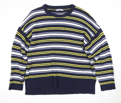 Womens UK Size XL Marks and Spencer Blue Pullover Jumper