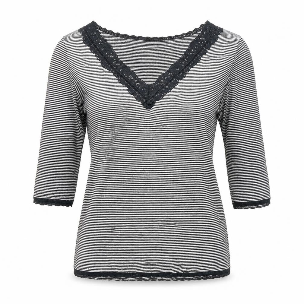 Womens UK Size 12 Marks and Spencer Black  T-Shirt