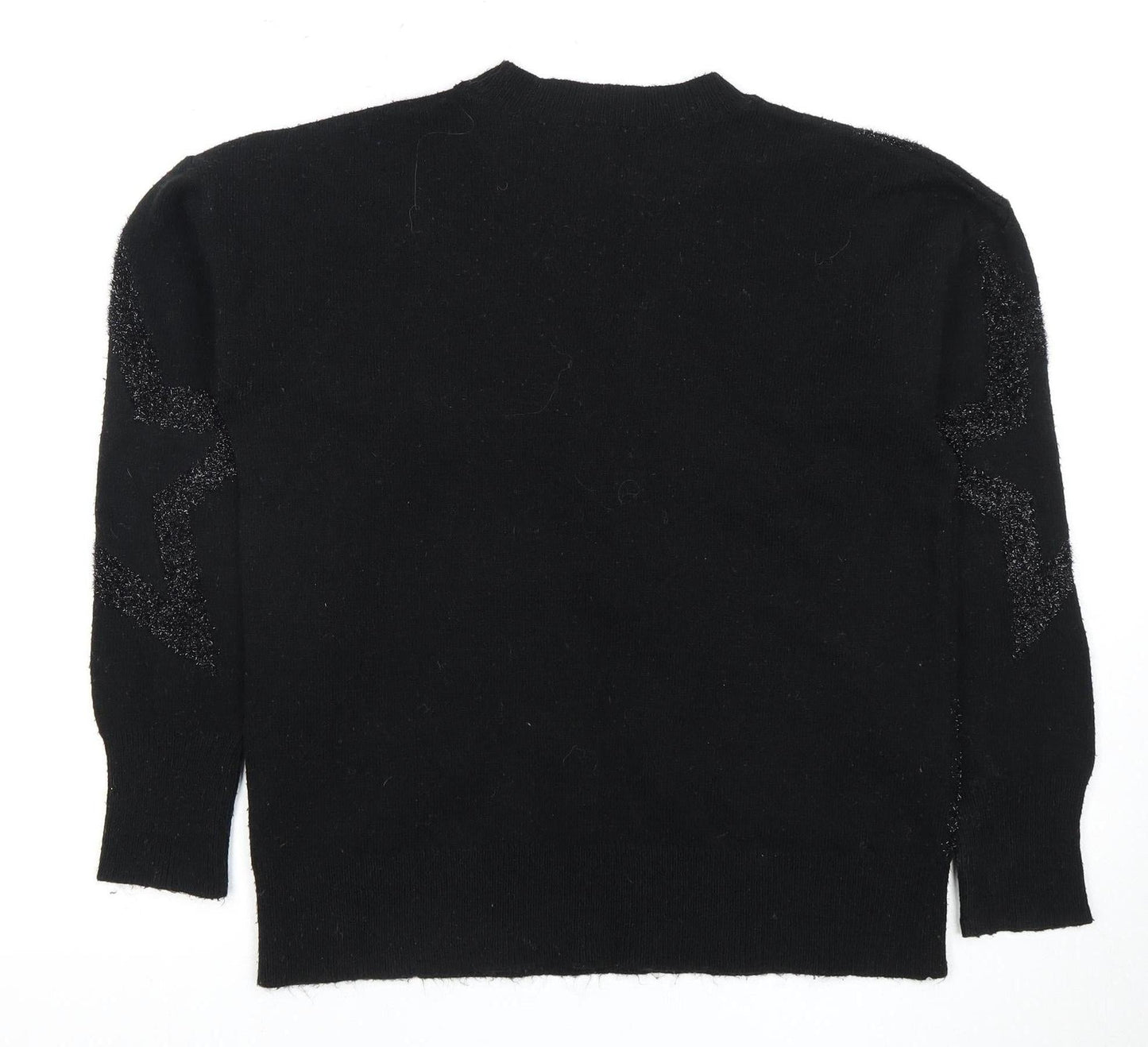 Womens UK Size S NEXT Black Pullover Jumper