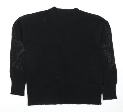 Womens UK Size S NEXT Black Pullover Jumper