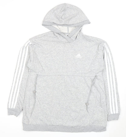 Adidas Women's Grey Pullover Hoodie Size XS