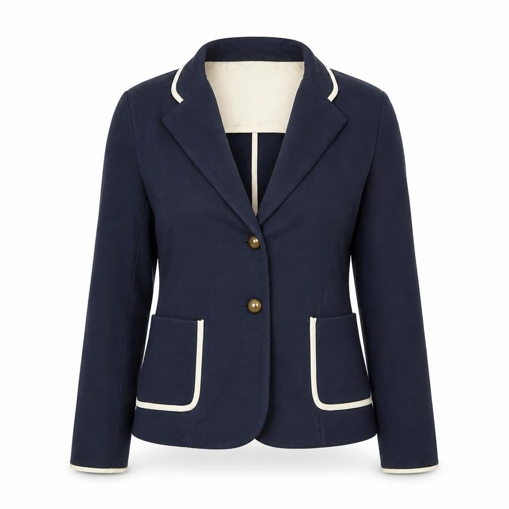 Womens UK Size 10 Mango  Blue Blazer