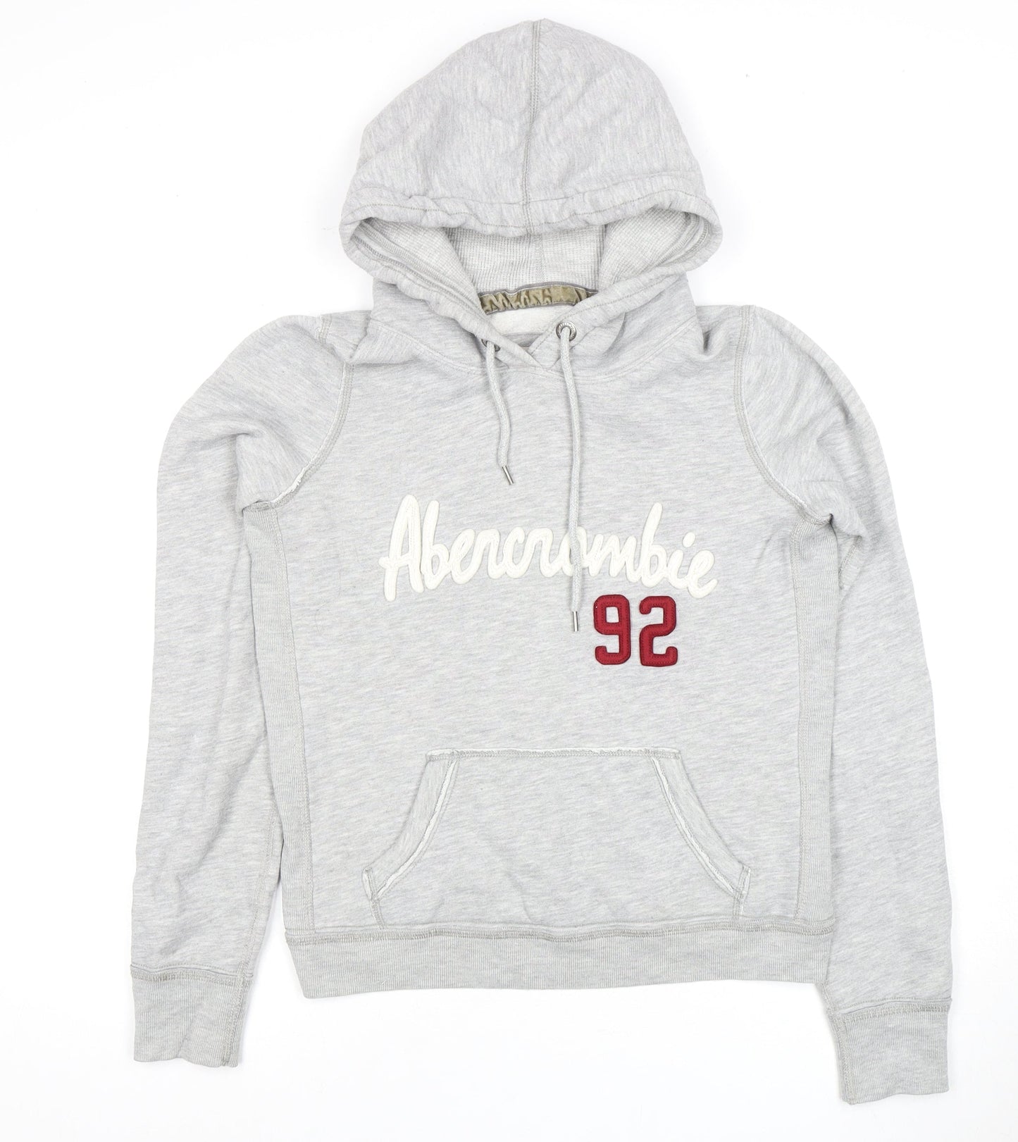 Abercrombie & Fitch Women's Grey Pullover Hoodie L