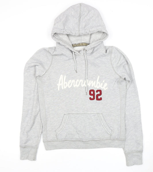 Abercrombie & Fitch Women's Grey Pullover Hoodie L