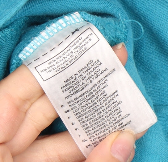 Adidas Women's Blue Size 18 Pullover Hoodie