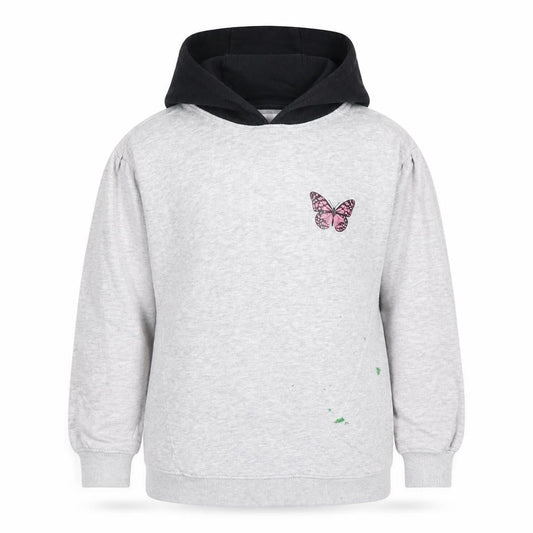 THREEADGIRLS Boys Grey & Black Pullover Hoodie 9-10Y
