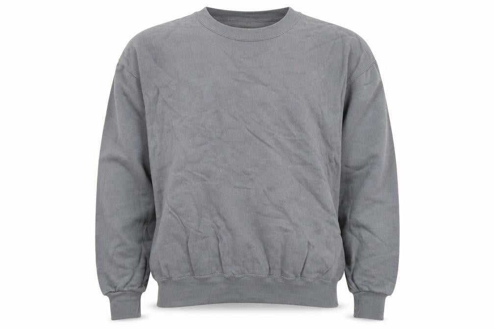 Mens UK Size L JERZEES Grey Pullover Sweatshirt