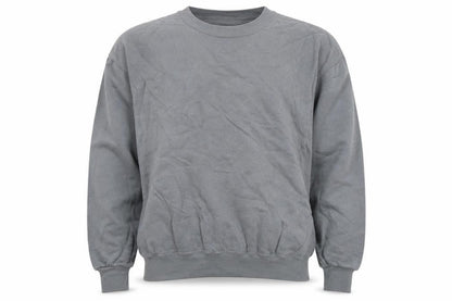 Mens UK Size L JERZEES Grey Pullover Sweatshirt