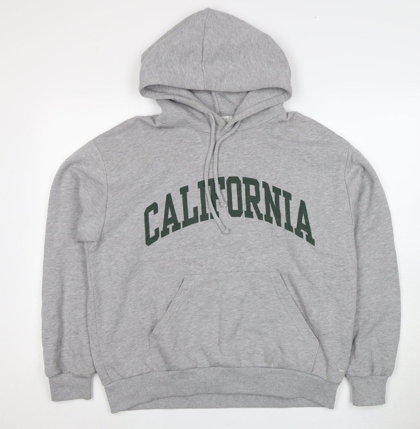 Pacific Republic Grey XS Men's Pullover Hoodie with Logo