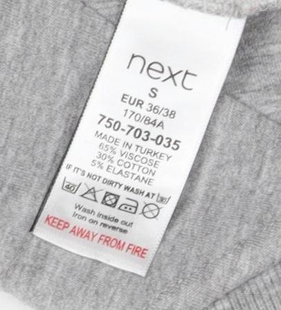 Next Grey Women's Size 8 Pullover Sweatshirt