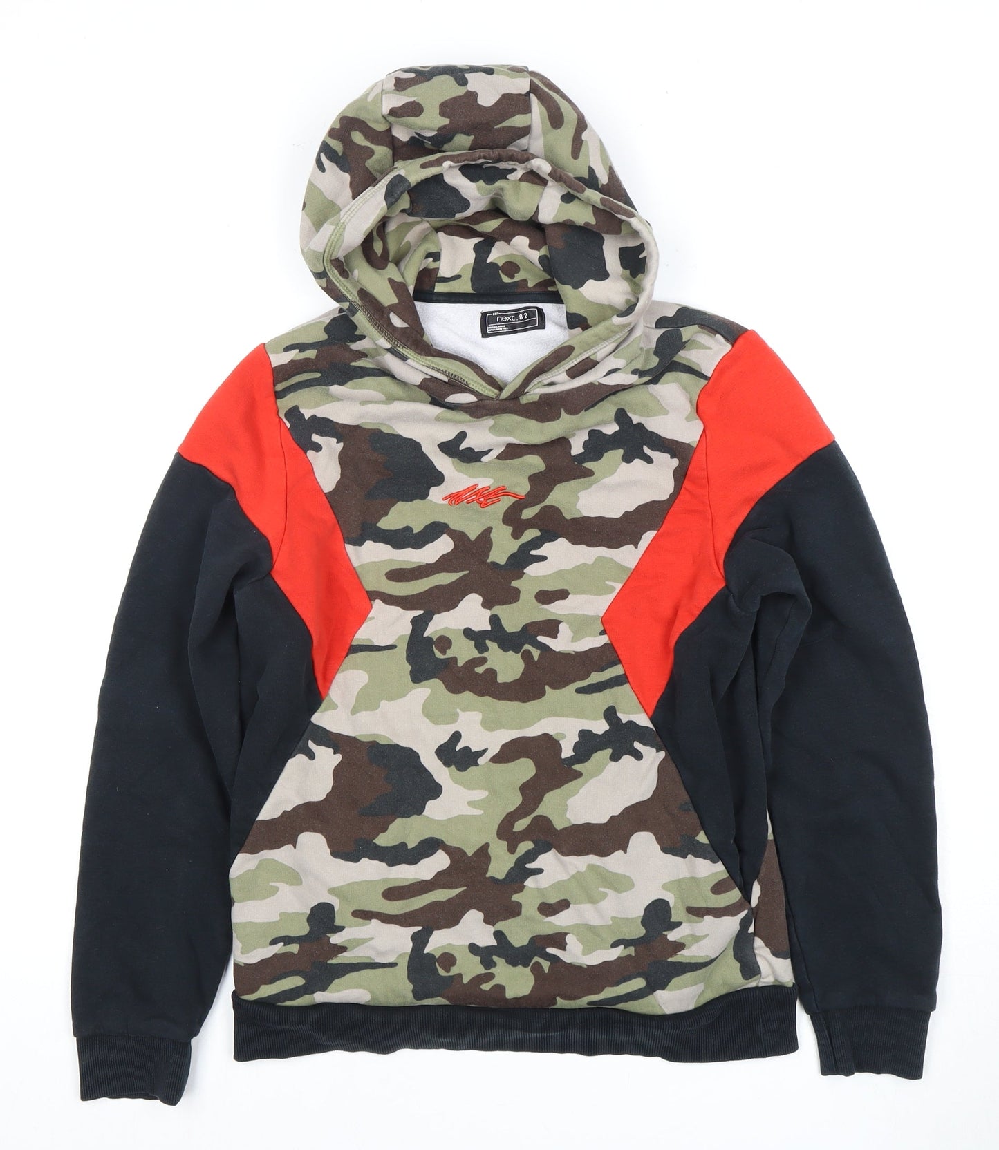 Next Boys Multicoloured Camouflage Pullover Hoodie 14 Years