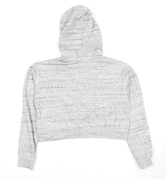 H&M Women's Grey Hoodie, Size 12, Comfortable Pullover