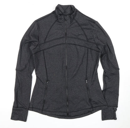 SPORTFX Women’s Black Slim Fit Full Zip Sweatshirt