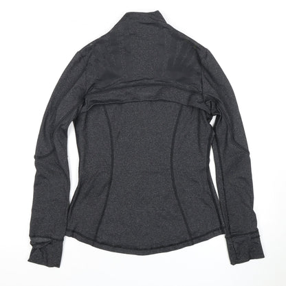 SPORTFX Women’s Black Slim Fit Full Zip Sweatshirt