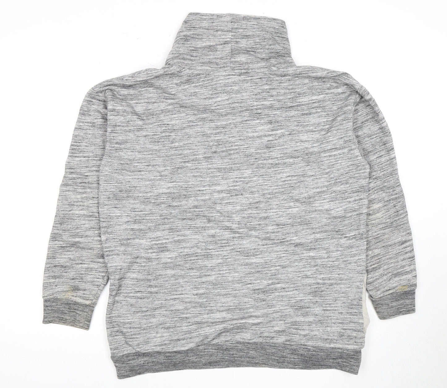Victoria's Secret Women Grey M Logo Hooded Sweatshirt