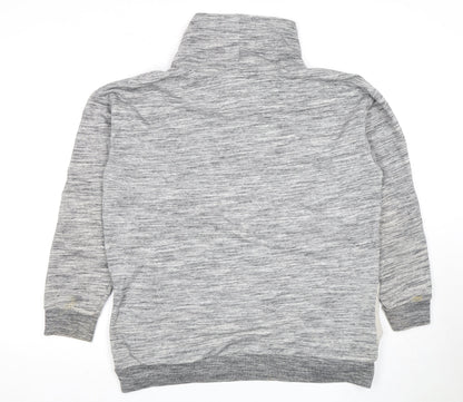 Victoria's Secret Women Grey M Logo Hooded Sweatshirt