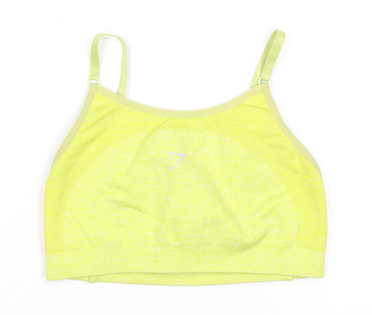 Gymshark Women's Yellow Camisole Tank, Size S