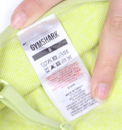 Gymshark Women's Yellow Camisole Tank, Size S