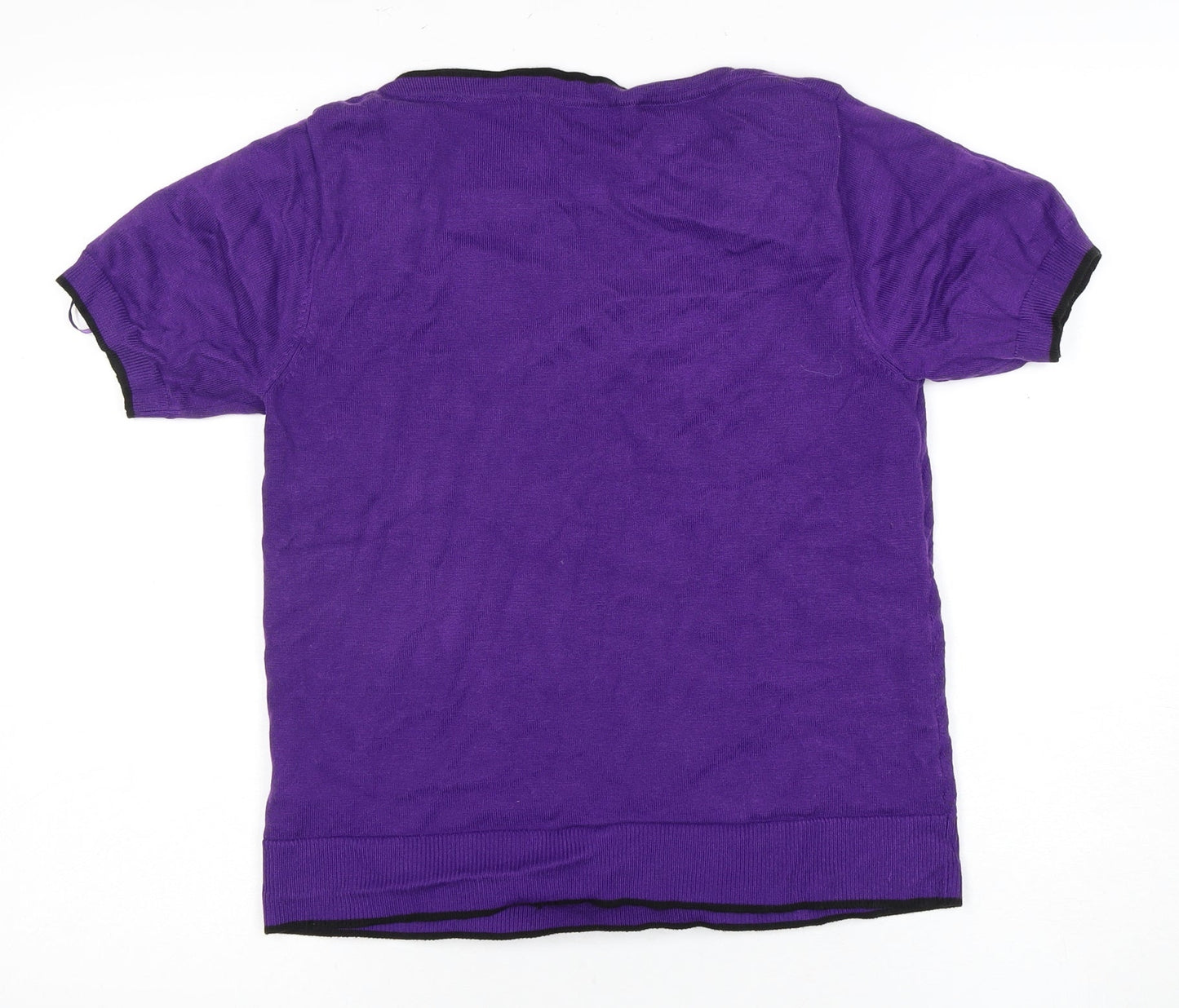 Principle by Ben de Lisi Women's Purple Knit Top Size 12