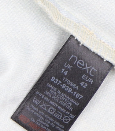 Womens UK Size 14 NEXT White Field Jacket