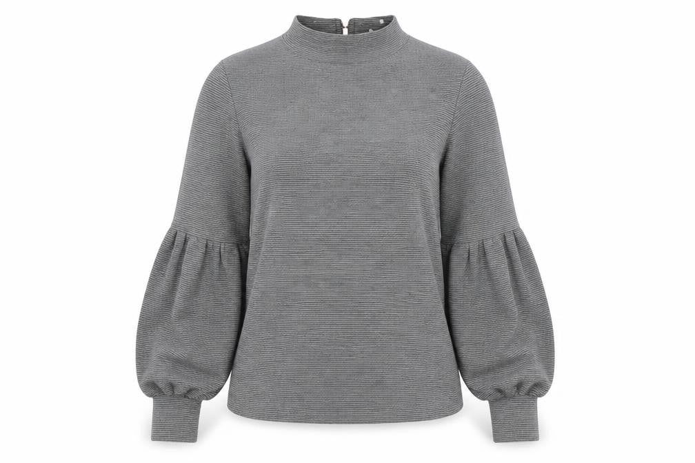 Womens UK Size 6 nine savannah miller Grey Basic Blouse