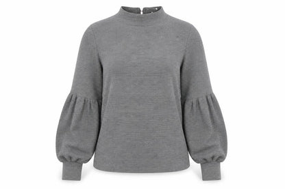 Womens UK Size 6 nine savannah miller Grey Basic Blouse