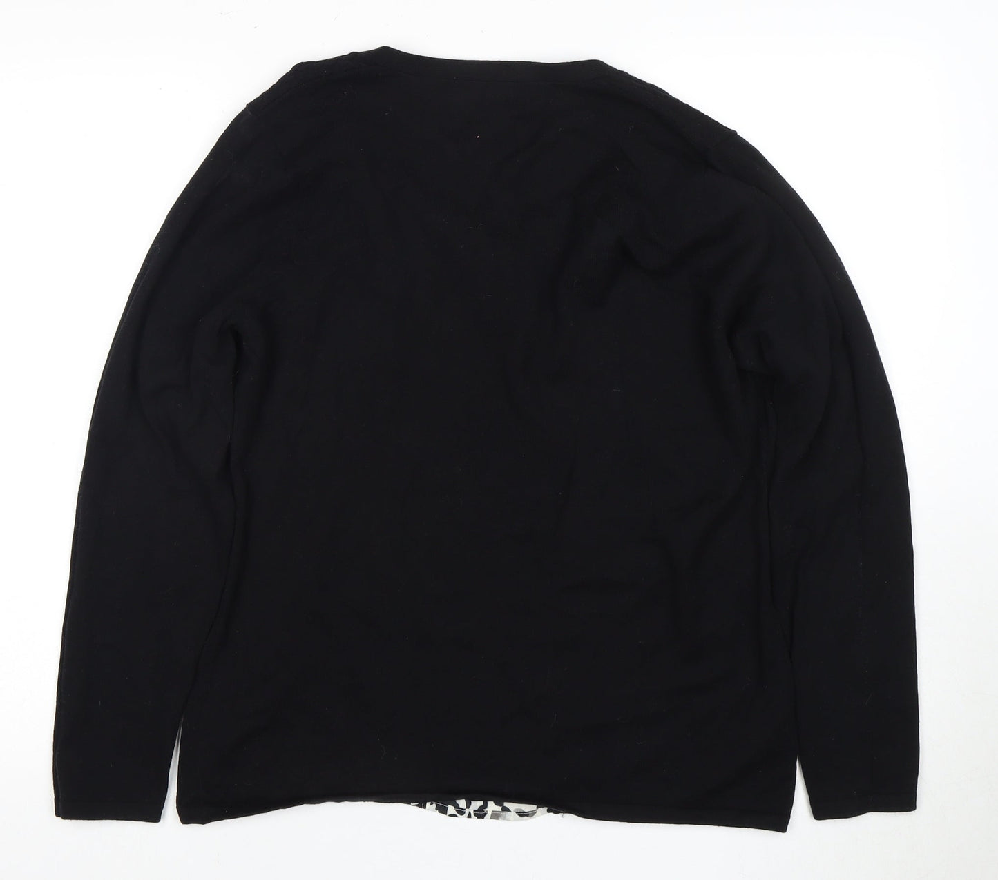 Womens UK Size 18 NEXT Black Tunic Blouse