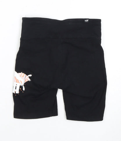 Puma Women's Black XS Biker Shorts for Gym