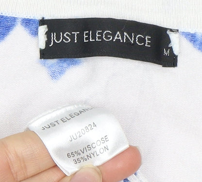 Womens UK Size M Just Elegance Multicoloured  Button-Up
