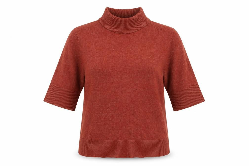 Womens UK Size S VILA Brown Pullover Jumper