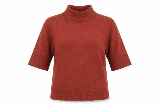 Womens UK Size S VILA Brown Pullover Jumper