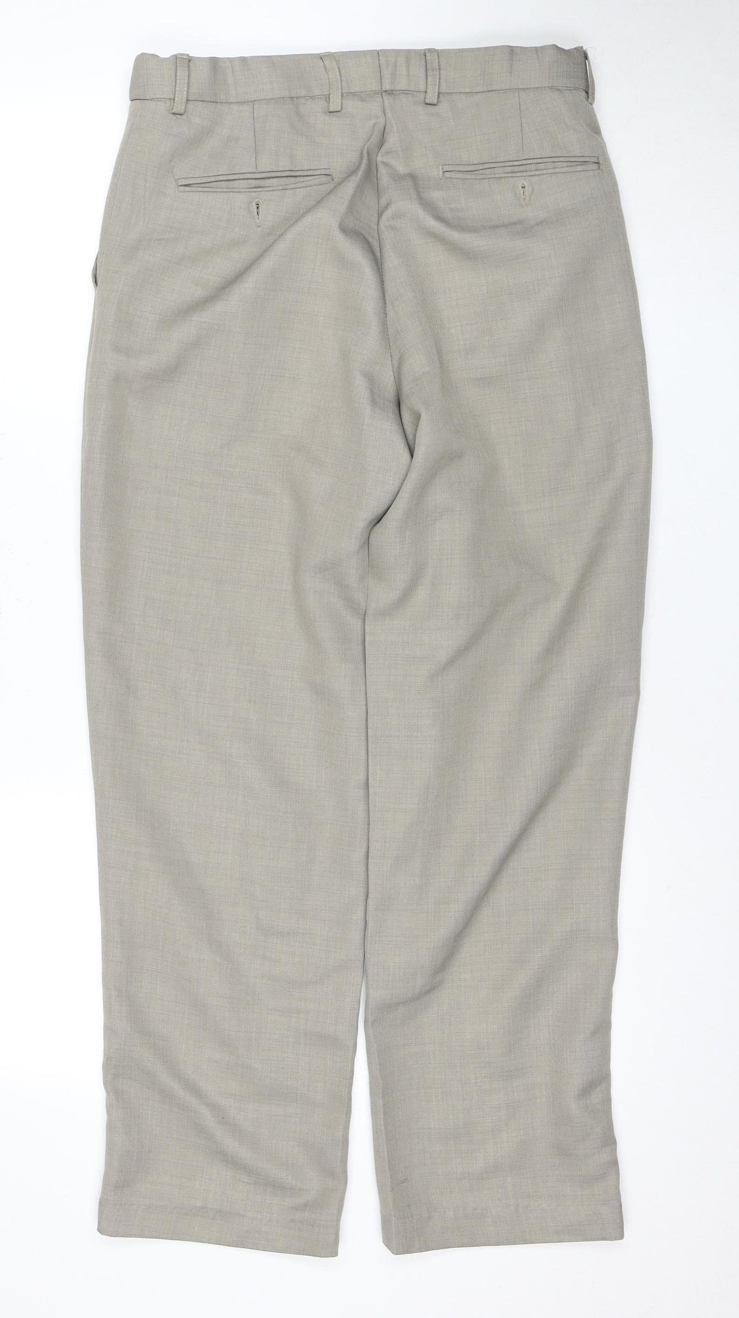 Jolliman Men's Beige Trousers, Size L, Casual Style
