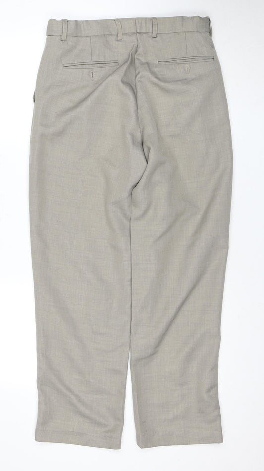 Jolliman Men's Beige Trousers, Size L, Casual Style
