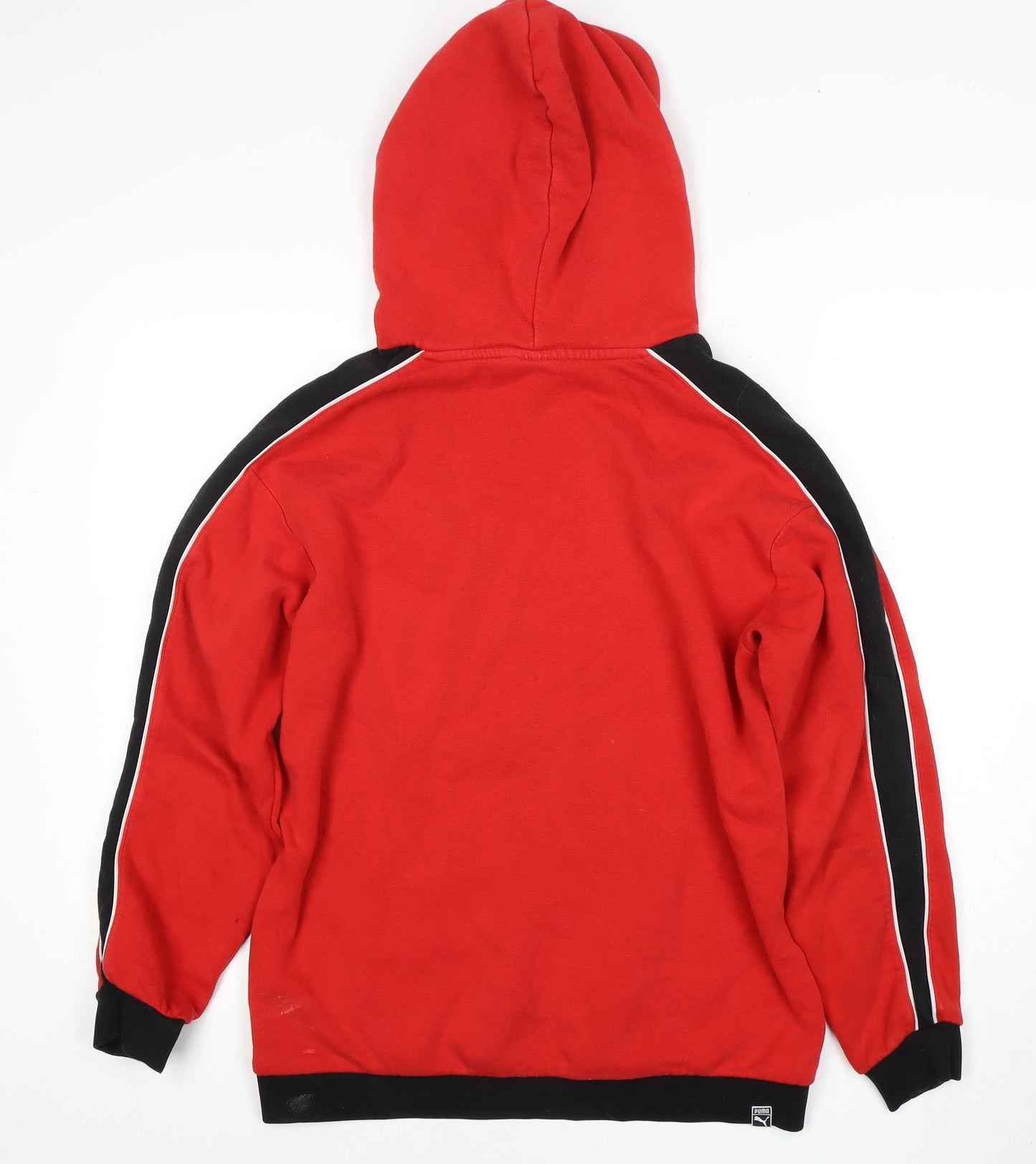 Puma Red Unisex Hoodie, Size 8, Pullover Style