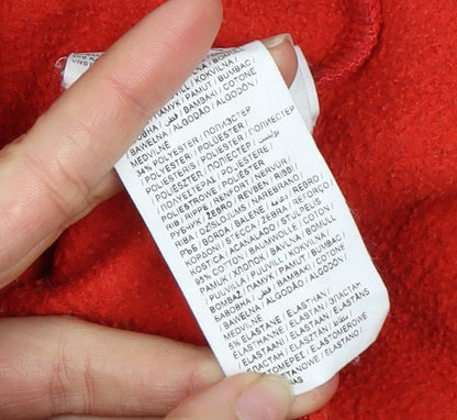 Puma Red Unisex Hoodie, Size 8, Pullover Style